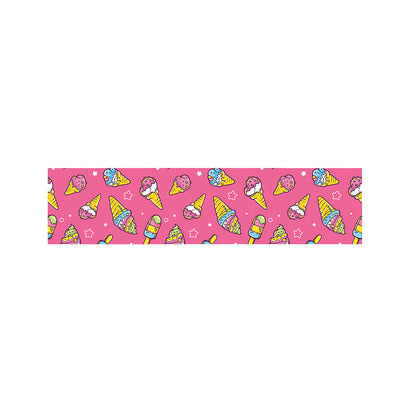 Cute Ice Cream Pattern Print Bed Runner