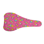 Cute Ice Cream Pattern Print Bicycle Seat Cover