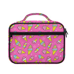 Cute Ice Cream Pattern Print Briefcase Bible Bag