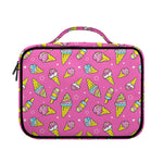 Cute Ice Cream Pattern Print Briefcase Bible Bag