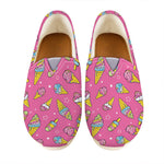 Cute Ice Cream Pattern Print Casual Shoes