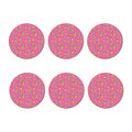 Cute Ice Cream Pattern Print Coaster Set
