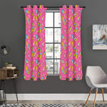 Cute Ice Cream Pattern Print Curtain