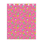 Cute Ice Cream Pattern Print Curtain