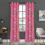 Cute Ice Cream Pattern Print Curtain