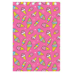 Cute Ice Cream Pattern Print Curtain