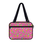 Cute Ice Cream Pattern Print Double Strap Bible Bag