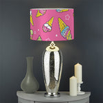 Cute Ice Cream Pattern Print Drum Lamp Shade