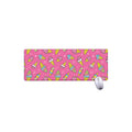 Cute Ice Cream Pattern Print Extended Mouse Pad
