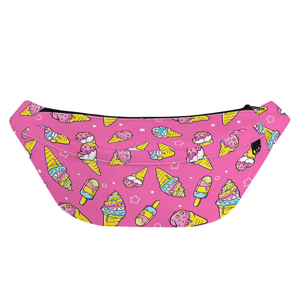 Cute Ice Cream Pattern Print Fanny Pack