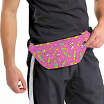 Cute Ice Cream Pattern Print Fanny Pack