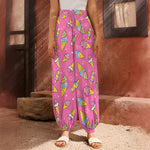 Cute Ice Cream Pattern Print Harem Pants