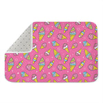 Cute Ice Cream Pattern Print Indoor Door Mat