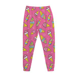 Cute Ice Cream Pattern Print Jogger Pants