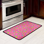 Cute Ice Cream Pattern Print Kitchen Mat