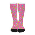 Cute Ice Cream Pattern Print Long Socks