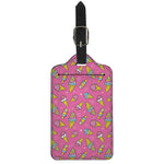 Cute Ice Cream Pattern Print Luggage Tag