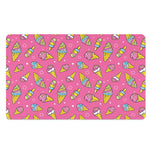 Cute Ice Cream Pattern Print Polyester Doormat