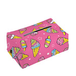 Cute Ice Cream Pattern Print Rectangle Tissue Box Cover