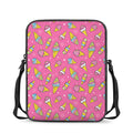 Cute Ice Cream Pattern Print Rectangular Crossbody Bag