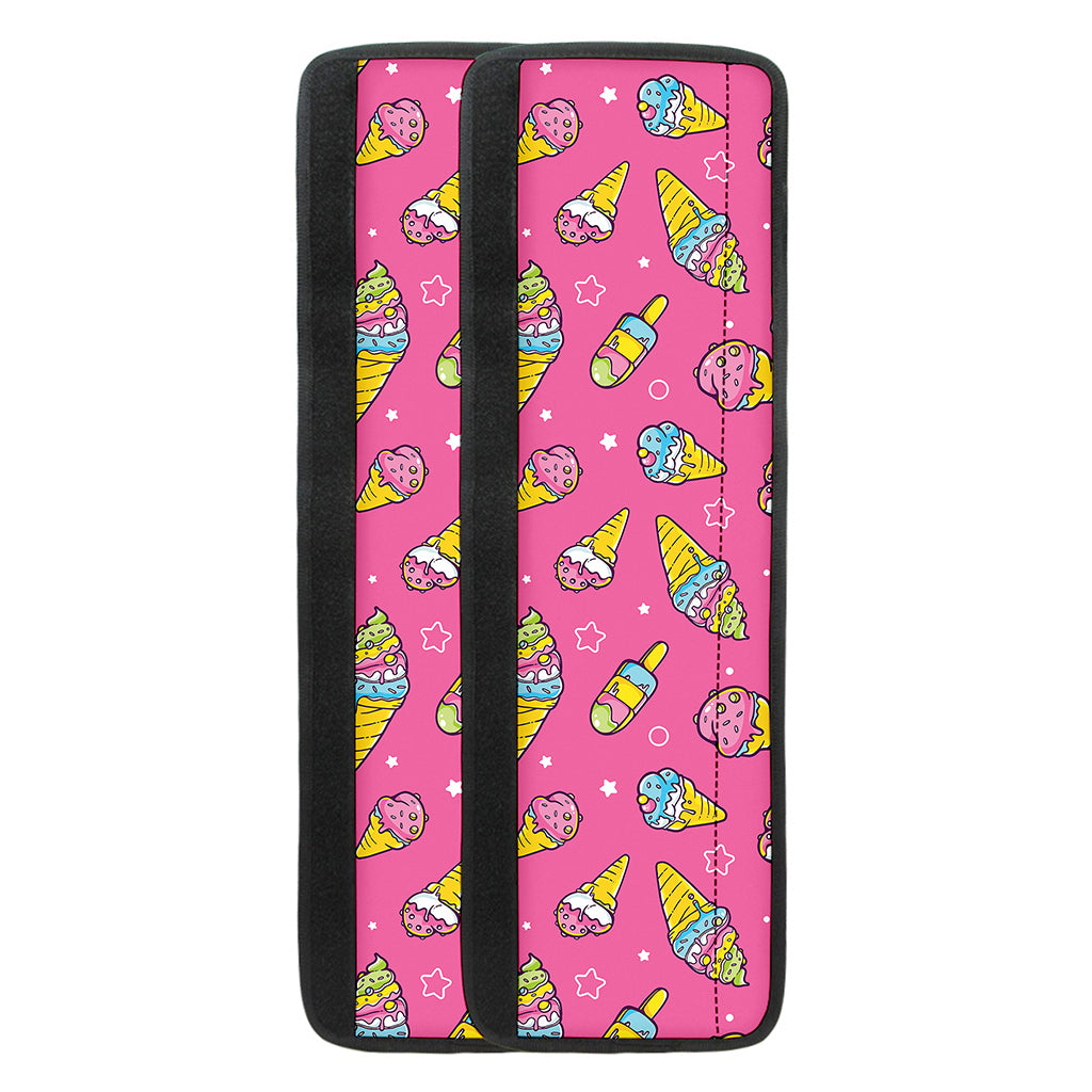 Cute Ice Cream Pattern Print Refrigerator Handle Covers