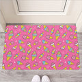 Cute Ice Cream Pattern Print Rubber Doormat