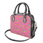 Cute Ice Cream Pattern Print Shoulder Handbag