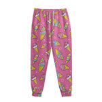 Cute Ice Cream Pattern Print Sweatpants