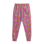 Cute Ice Cream Pattern Print Sweatpants