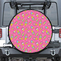 Cute Ice Cream Pattern Print Tire Cover