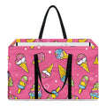 Cute Ice Cream Pattern Print Utility Tote Bag