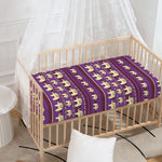Cute Indian Tribal Elephant Print Baby Crib Sheet