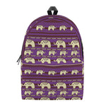 Cute Indian Tribal Elephant Print Backpack