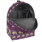Cute Indian Tribal Elephant Print Backpack