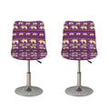 Cute Indian Tribal Elephant Print Bar Stool Covers