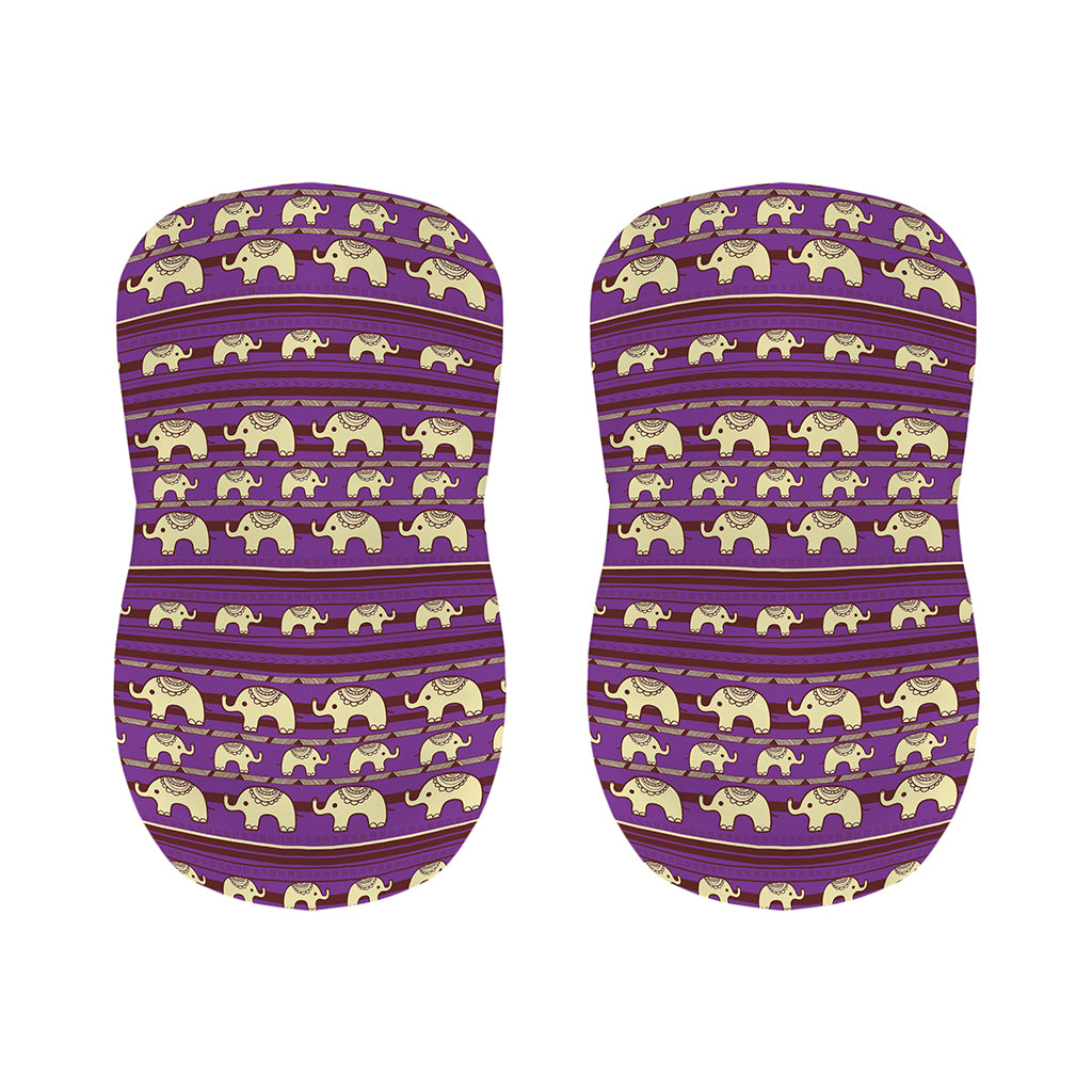 Cute Indian Tribal Elephant Print Bar Stool Covers