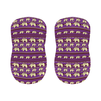 Cute Indian Tribal Elephant Print Bar Stool Covers