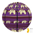 Cute Indian Tribal Elephant Print Basketball