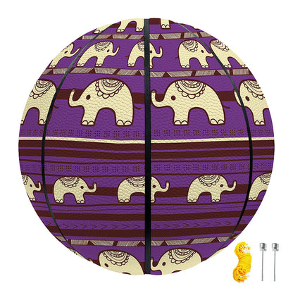 Cute Indian Tribal Elephant Print Basketball