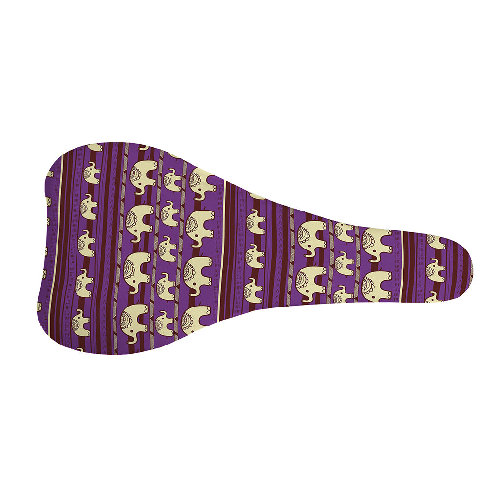 Cute Indian Tribal Elephant Print Bicycle Seat Cover