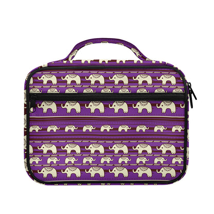 Cute Indian Tribal Elephant Print Briefcase Bible Bag