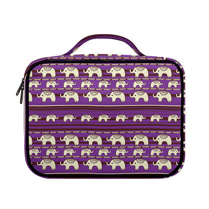 Cute Indian Tribal Elephant Print Briefcase Bible Bag