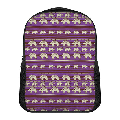 Cute Indian Tribal Elephant Print Casual Backpack