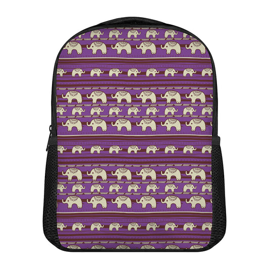 Cute Indian Tribal Elephant Print Casual Backpack