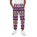 Cute Indian Tribal Elephant Print Cotton Sweatpants