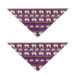 Cute Indian Tribal Elephant Print Dog Bandana