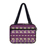 Cute Indian Tribal Elephant Print Double Strap Bible Bag