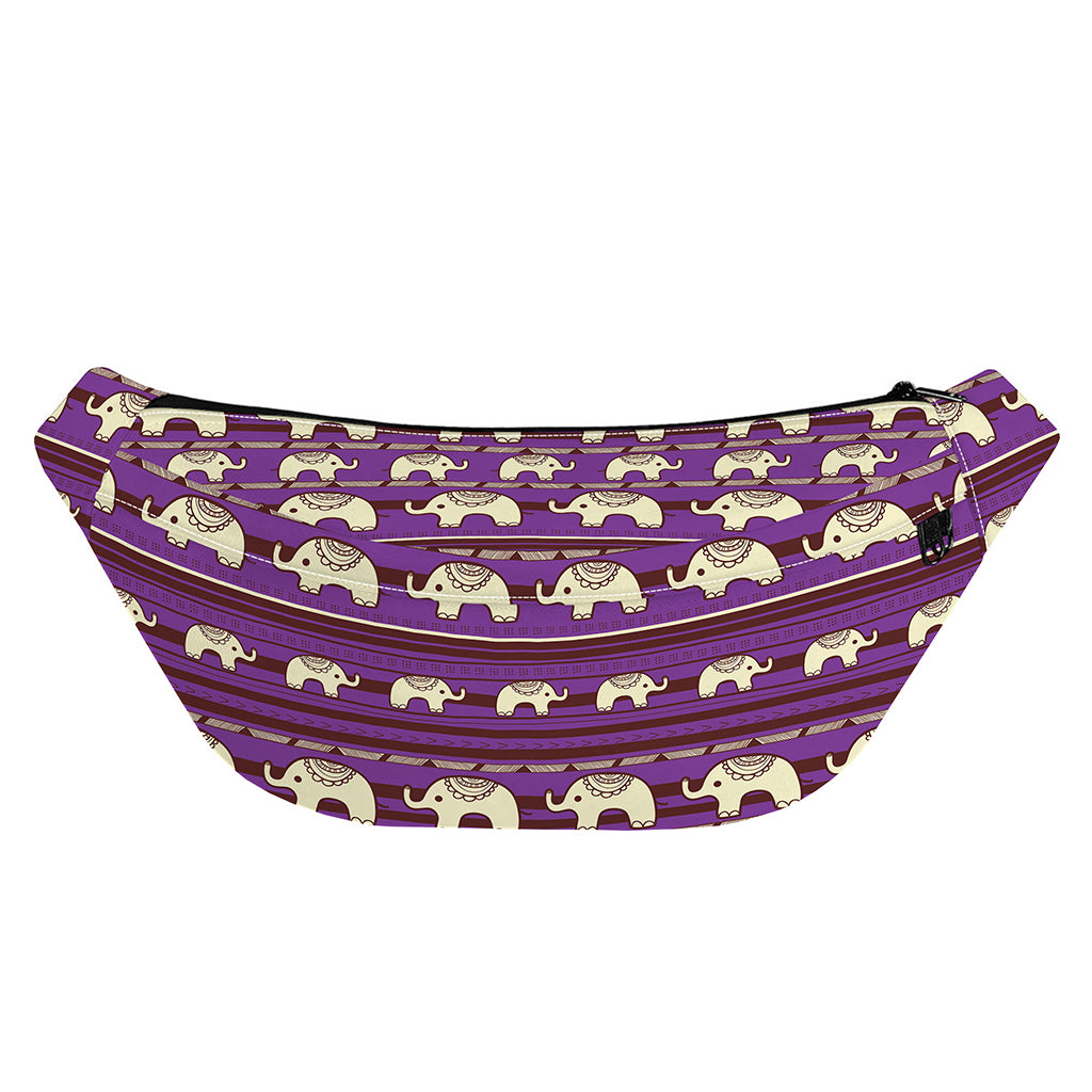 Cute Indian Tribal Elephant Print Fanny Pack