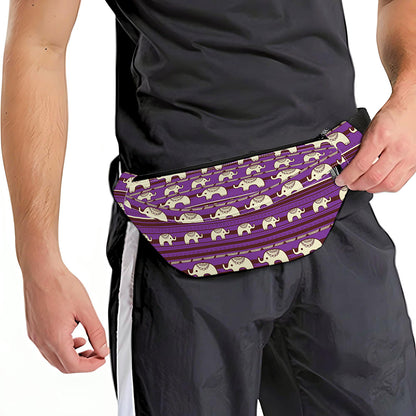 Cute Indian Tribal Elephant Print Fanny Pack