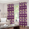 Cute Indian Tribal Elephant Print Grommet Curtains